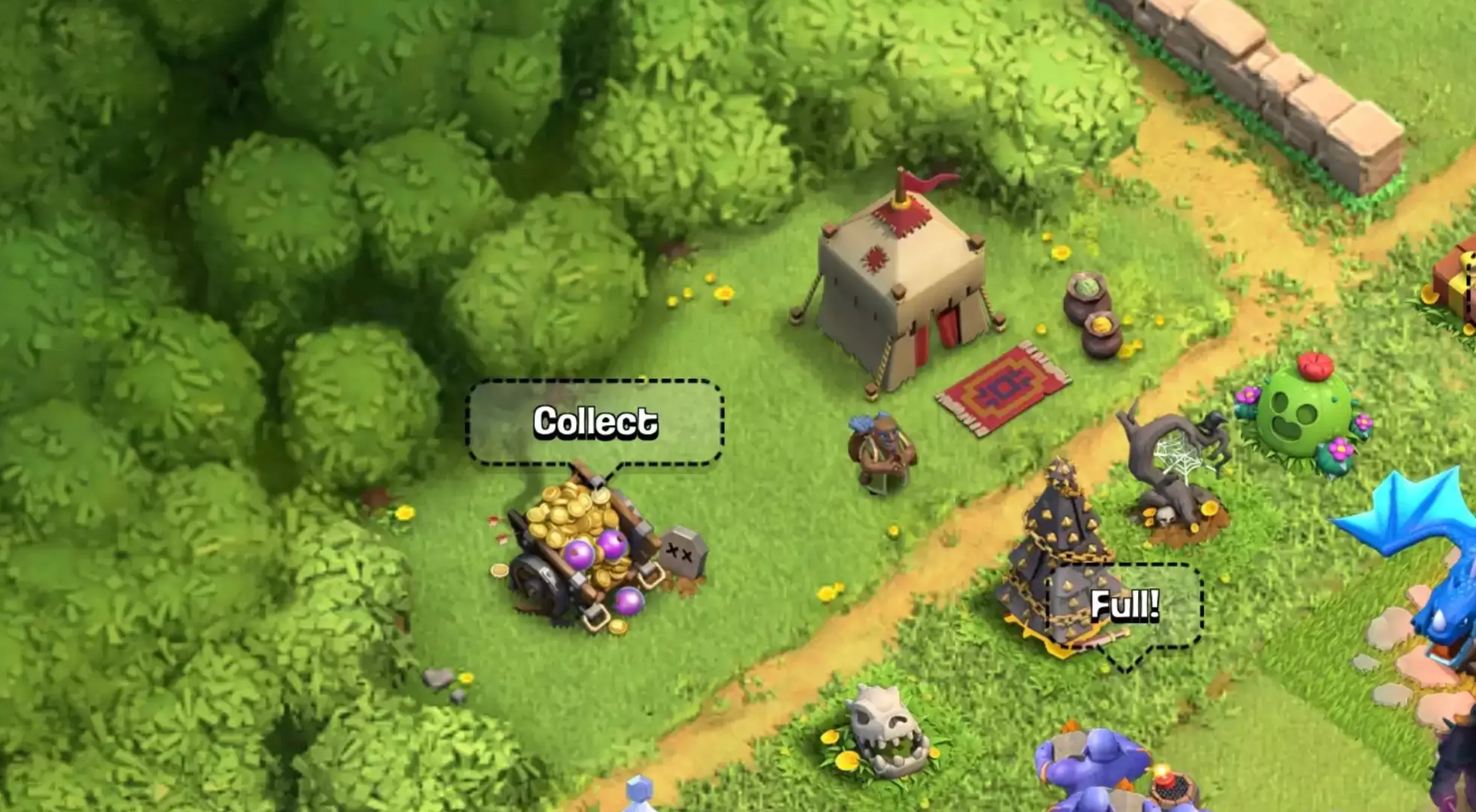 Clash of Clans Loot Cart Resources